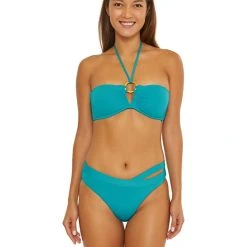 Trina Turk Ripple Rib Bandeau Top