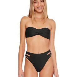 Trina Turk Monaco Cutout High-Waist Pant