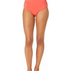 Anne Cole Convertible High-Low Shirred Bottoms