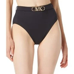 MICHAEL Michael Kors Solids High-Waist Bikini Bottoms
