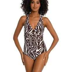 La Blanca Fierce Lines Multi Strap Cross-Back Mio