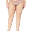LAUREN Ralph Lauren Amara Patchwork Banded Hipster Bikini Bottoms