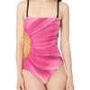 Calvin Klein Women's Classic Bandeau One Piece Swimsuit With Tummy Control