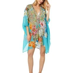 Johnny Was Floral Short Kimono