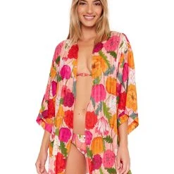 Trina Turk Sunny Bloom Front Tie Kimono