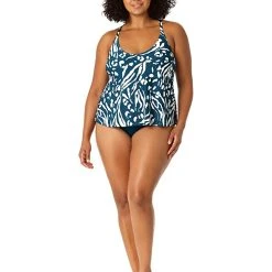 Anne Cole Plus Size Easy Tri Tankini