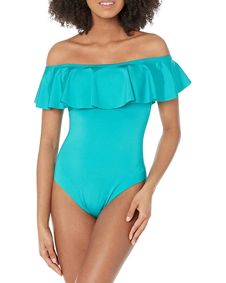 Trina Turk Monaco Off-the-Shoulder Bandeau One-Piece 1 Trina Turk Monaco Off-the-Shoulder Bandeau One-Piece