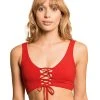 Maaji Crimson Paradise Long Line Triangle Top