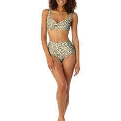 Anne Cole Retro Twist Underwire Top