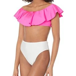 Trina Turk Monaco Ruffle Bandeau Top