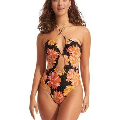 Seafolly Palm Springs Bandeau One-Piece