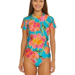 Trina Turk Poppy Short Sleeve Rashie