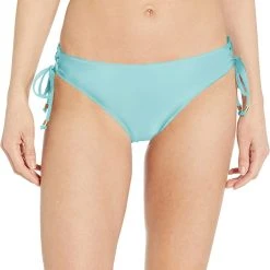 Ella Moss Womens Lace Up Swimsuit Bikini Bottom