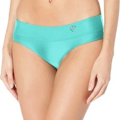 Body Glove Women's Standard Smoothies Hazel Solid Mid Coverage Bikini Bottom Swimsuit