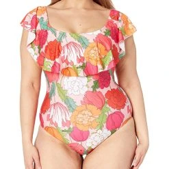 Trina Turk Sunny Bloom Bandeau One-Piece