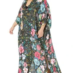 Johnny Was Plus Size Floral Peace Kaftan