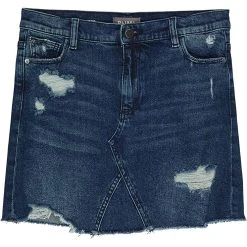 DL1961 Kids Jenny Skirt In Skylark Distressed (Big Kids)